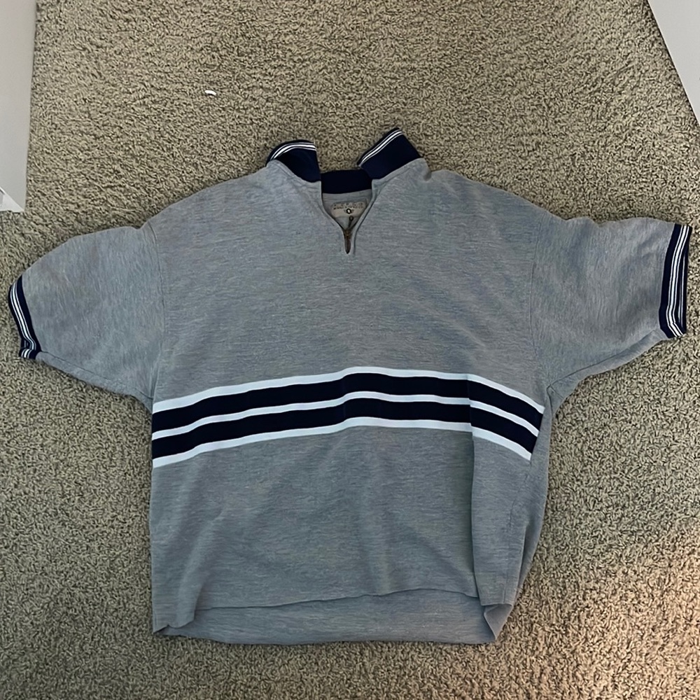 90’s themed quarter zip tee